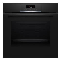 Horno multifunción Bosch Serie 4, Pirólisis, Función AirFry, HBA572EB3 Negro