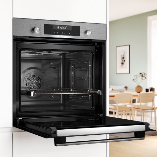 Horno multifunción Bosch Serie 6 pirolítico - HBG578ES7 Inox / Negro