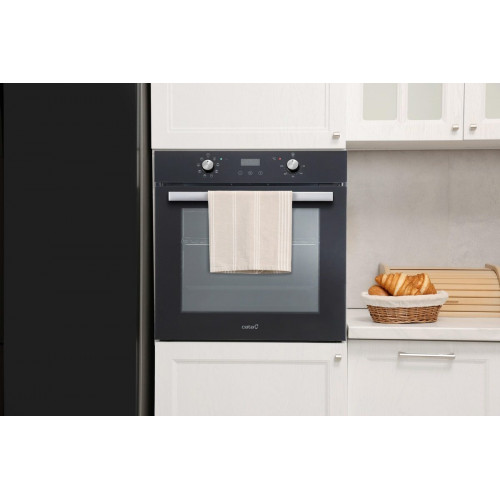 Horno multifunción CATA MHDS 706 BK VR01 72L 3.4kW negro Clase A