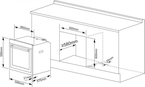 Horno multifunción cooke & lewis