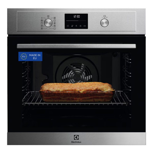 Horno multifunción Electrolux limpieza pirolítica, SurroundCook - EOF6P54TX Inox antihuellas