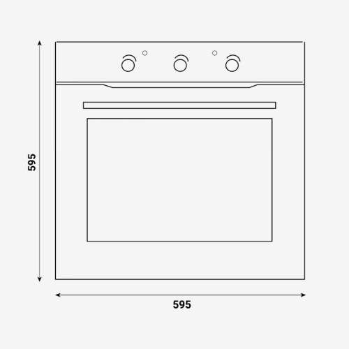 Horno multifunción Fagor de 77 litros Classic - 9H-115BX Inox