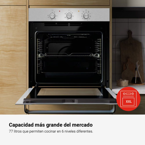 Horno multifunción Fagor de 77 litros Classic - 9H-115BX Inox
