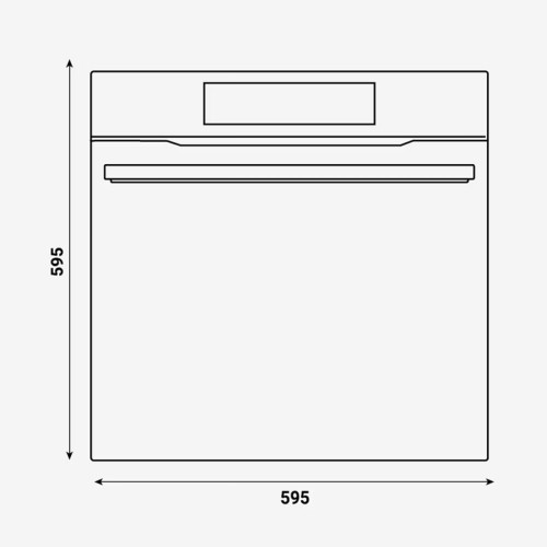 Horno multifunción Fagor pirolítico Master - 9H-798TEN Negro