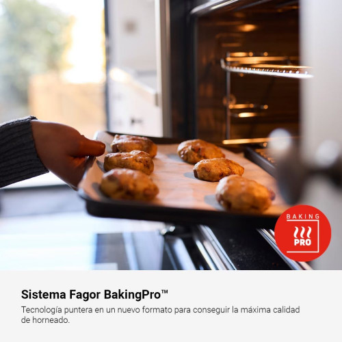 Horno multifunción Fagor pirolítico Master - 9H-798TEN Negro