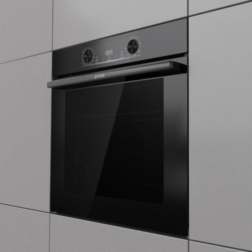 Horno Multifunción Gorenje BOS6737E13BG 77L 60cm Limpieza Manual A Sonda Carne Negro