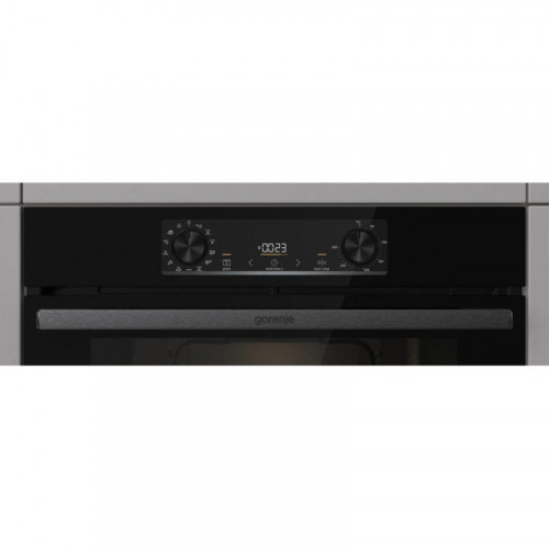 Horno Multifunción Gorenje BOS6737E13BG 77L 60cm Limpieza Manual A Sonda Carne Negro