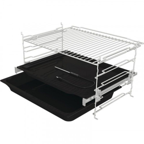Horno Multifunción Gorenje BOS6737E13BG 77L 60cm Limpieza Manual A Sonda Carne Negro