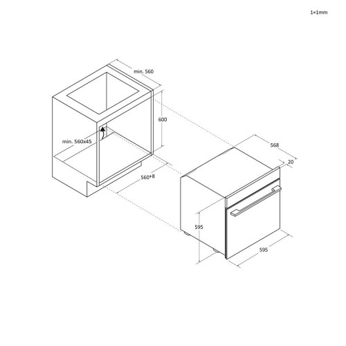 Horno multifunción Haier con vapor y autolimpieza pirolítica - H6 ID25B3LPTX Inox