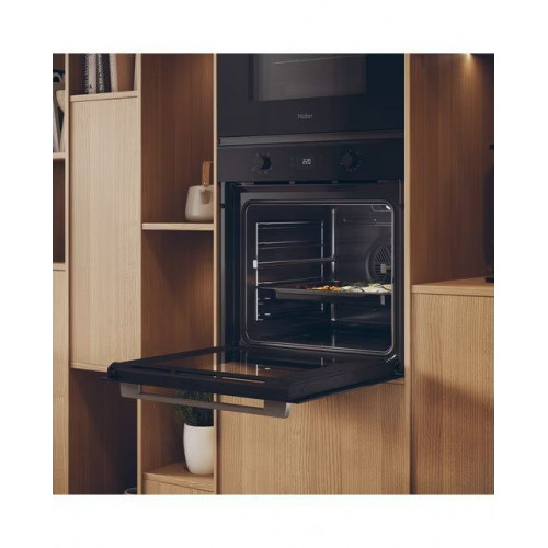 Horno multifunción Haier limpieza hidrolítica y guía telescópica ID Series 2 - H6 ID2P3T1HTX Negro