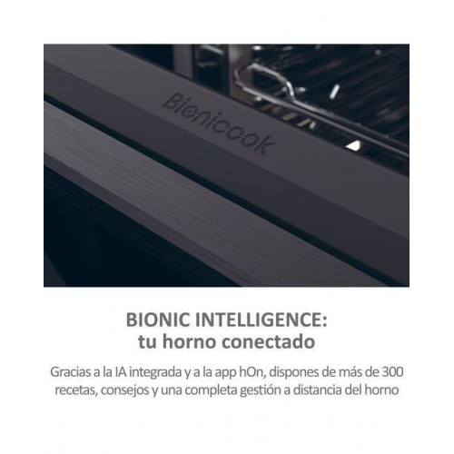 Horno multifunción Haier WIFI, limpieza pirolítica, guía telescópica - H6 ID65G3YTB Negro