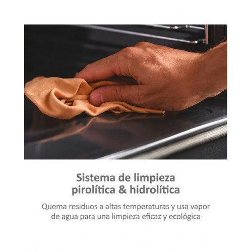 Horno multifunción Haier WIFI, limpieza pirolítica, guía telescópica - H6 ID65G3YTB Negro