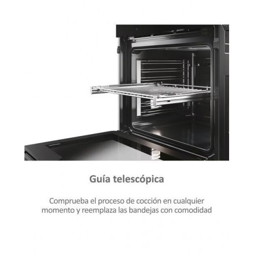 Horno multifunción Haier WIFI, limpieza pirolítica, guía telescópica - H6 ID65G3YTB Negro