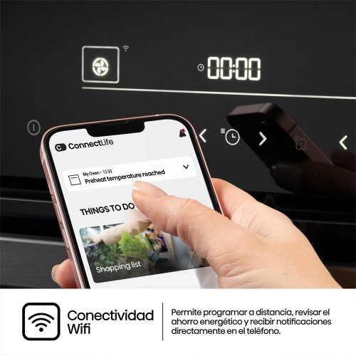 Horno multifunción Hisense con función vapor - BSA66346ADBGWIF Negro