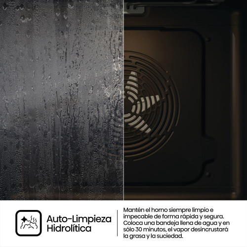 Horno multifunción Hisense con función vapor - BSA66346ADBGWIF Negro