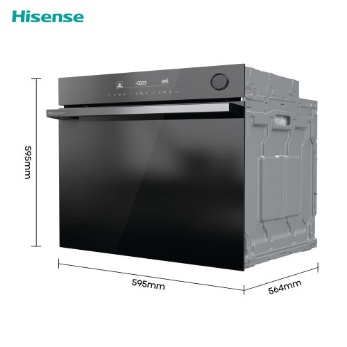 Horno multifunción Hisense Pirolítico - BSA66346PBGWIFI Negro