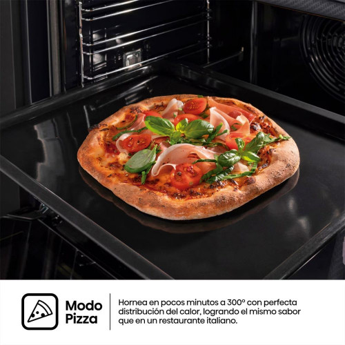 Horno multifunción Hisense pirolítico con función Air Fry - BI64226EPX Inox