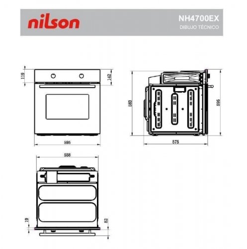 Horno Multifunción Nilson Nh4700ex