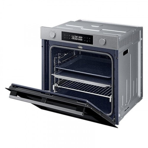Horno Multifunción Samsung NV7B4550VAS 76L 60cm Pirolítico A+ Dual Cook Vapor WiFi Negro/Inox