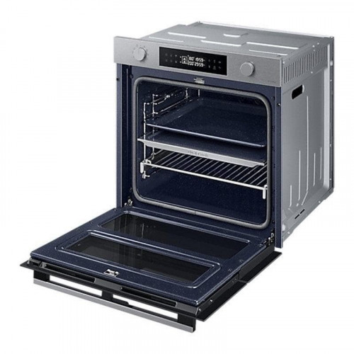 Horno Multifunción Samsung NV7B4550VAS 76L 60cm Pirolítico A+ Dual Cook Vapor WiFi Negro/Inox