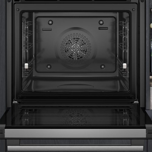Horno multifunción Siemens iQ300, pirolítico - HB574AER4 Acero Inox