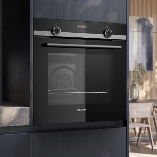 Horno multifunción Siemens iQ300, pirolítico - HB574AER4 Acero Inox