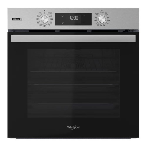 Horno multifunción Whirlpool autolimpieza pirolítico + hidrolítico- OMSR58RU1SX Inox