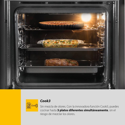 Horno multifunción Whirlpool pirolítico - AKZ9S 8220 NB Negro