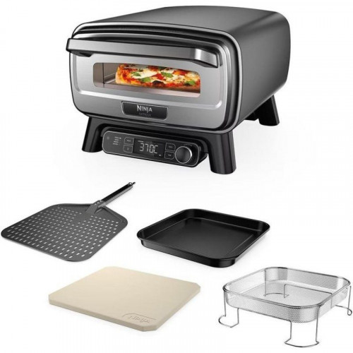 Horno para pizza Ninja MO201EU piedra 30 cm acero inoxidable freidora aire exterior