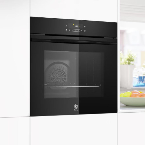 Horno pirolítico, Balay, autochef, cristal negro - 3HB5821N3 Negro