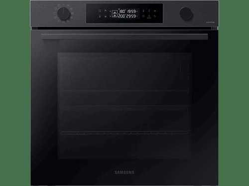 Horno - Samsung Dual Cook  NV7B4430ZAB/U1, Multifunción, Pirolítico, 76l, 59.5 cm, Función WiFi con SmartThings, Negro