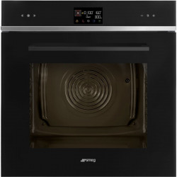 Horno Smeg Galileo SpeedwaveXL - Horno Combinado - Microondas - Negro Brillante - Vapor Clean