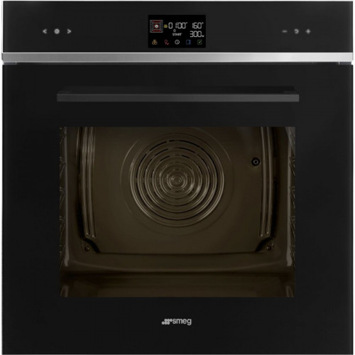 Horno Smeg Galileo SpeedwaveXL - Horno Combinado - Microondas - Negro Brillante - Vapor Clean