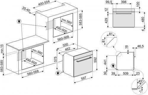 Horno Smeg sfp6401tb