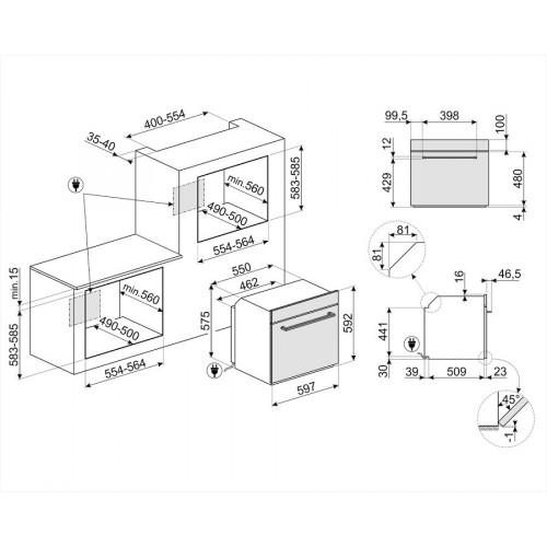 Horno Smeg SFP6401TVS1