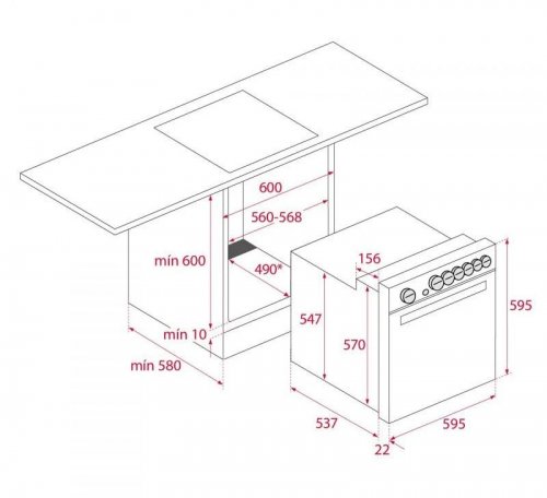 Horno Teka HBE 490 ME