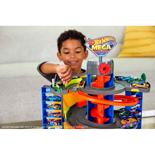 Hot Wheels City Power Aparcamiento