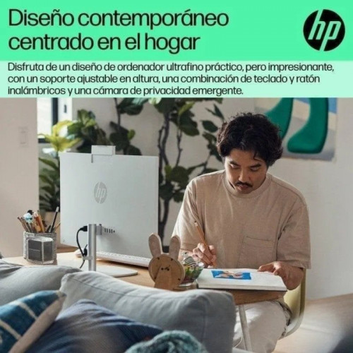 HP All-in-One 24-cr0014ns Intel Celeron N100 8GB 512GB SSD Gráficos Intel 23.8