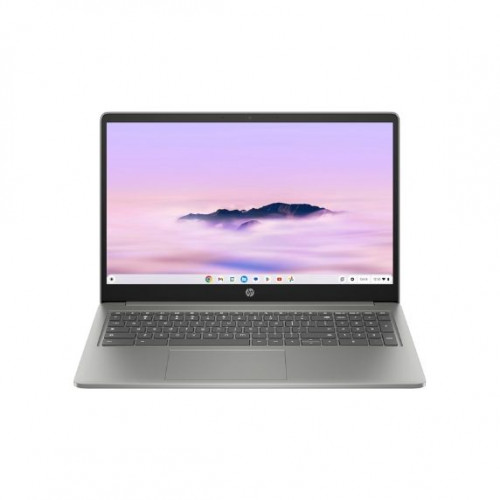 HP Chromebook Plus 15a-nb0005ns – Ordenador portátil de 15.6″ Full HD (Intel Core i3-N305, 8GB RAM, 256GB Flash, Intel UHD Graphics, ChromeOS, Cámara FHD) Silver – Teclado QWERTY Español – Solo probado