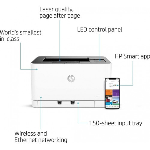 HP Color Laser 150nw (4ZB95A)