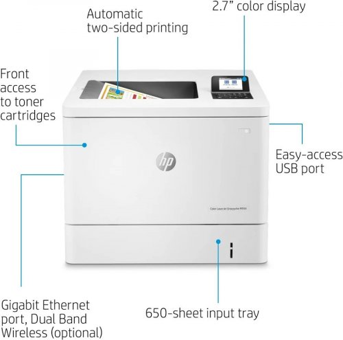 HP Color LaserJet Enterprise Impresora M554dn