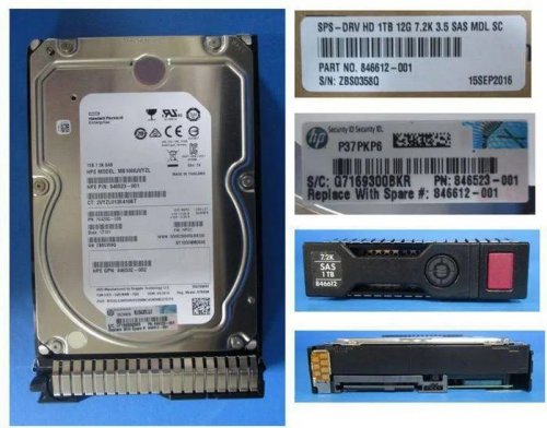 HP Enterprise 846612-001 Disco Duro Interno 3.5