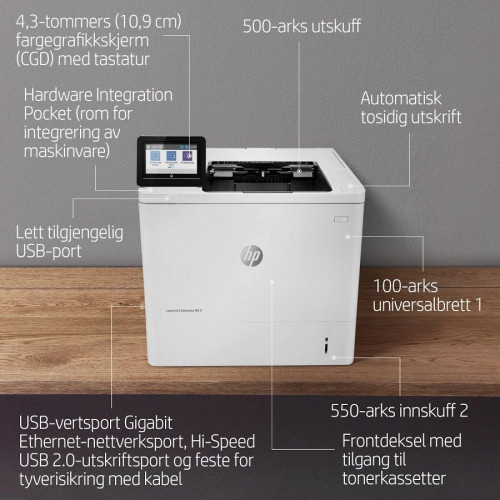 HP LaserJet Enterprise Impresora M611dn