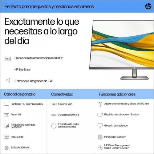 HP Monitor Full Hd de 27 pulgadas