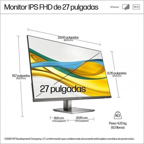 HP Monitor Full Hd de 27 pulgadas
