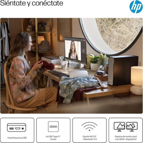 HP OmniDesk Slim Desktop S03-0023ns Intel Core i3-14100 8GB 512GB SSD UHD Graphics FreeDOS WiFi6