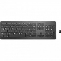 HP Premium Teclado Inalámbrico USB Negro