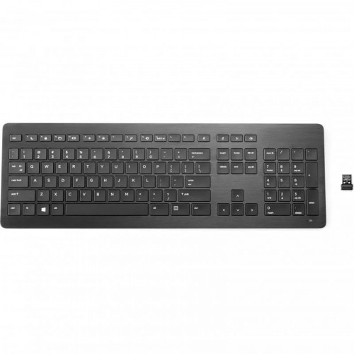 HP Premium Teclado Inalámbrico USB Negro
