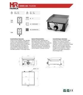 HR Fainca Plancha a gas PLC4100