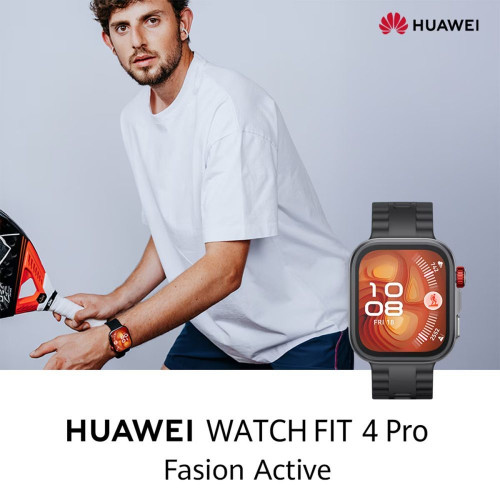 Huawei Watch Fit 4 Pro Negro Smartwatch + Auriculares Huawei Watch FreeBuds SE 2 blancos Negro